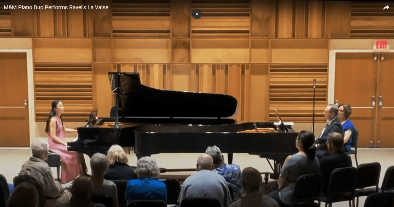 M&M Piano Duo Performs Ravel’s La Valse